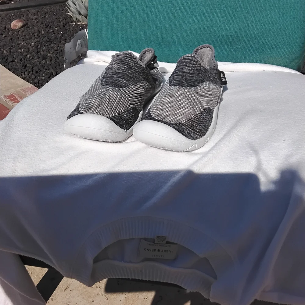 Ozark Trail Gray Water Shoes / Aqua Slip-On